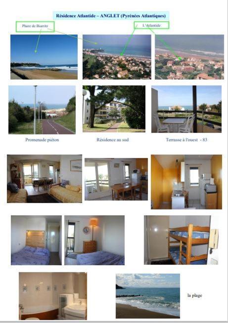 Apartamento Anglet face à l'océan Exterior foto